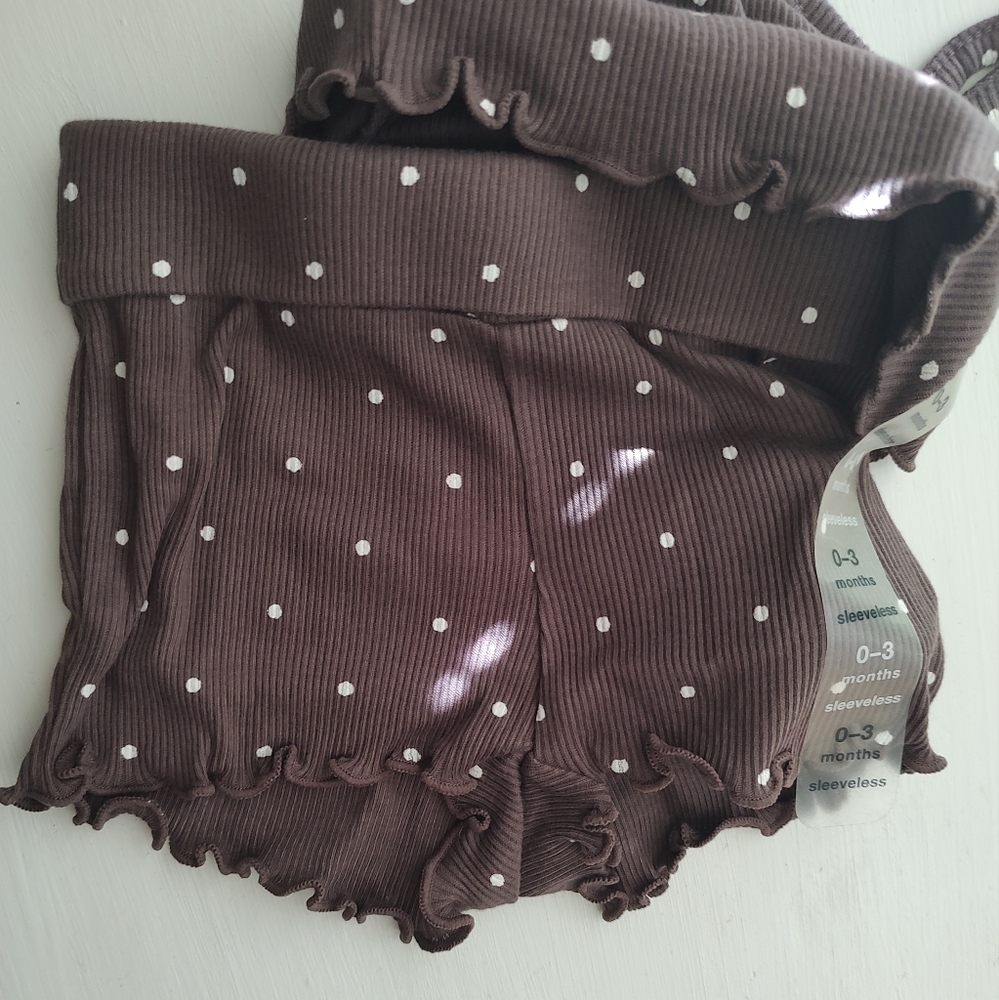 Gap Baby Girls 100% Organic Cotton Mix and Match Rib Outfit Set Sz 0-3 months - Picture 3 of 6
